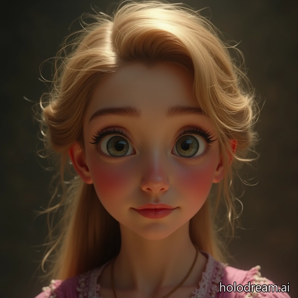 Rapunzel But She Cut Her Own Hair