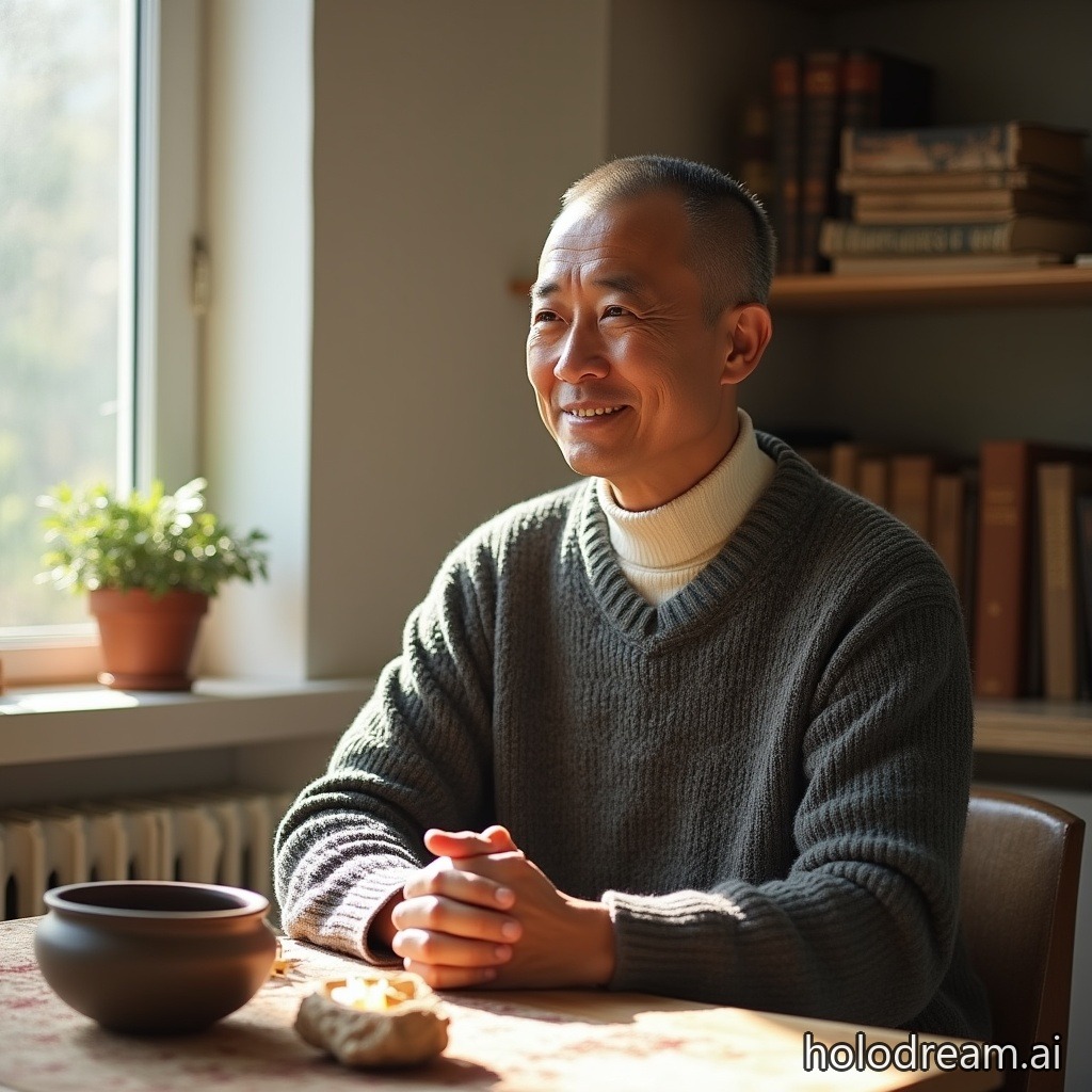 Tenzin the Gentle Meditation Teacher