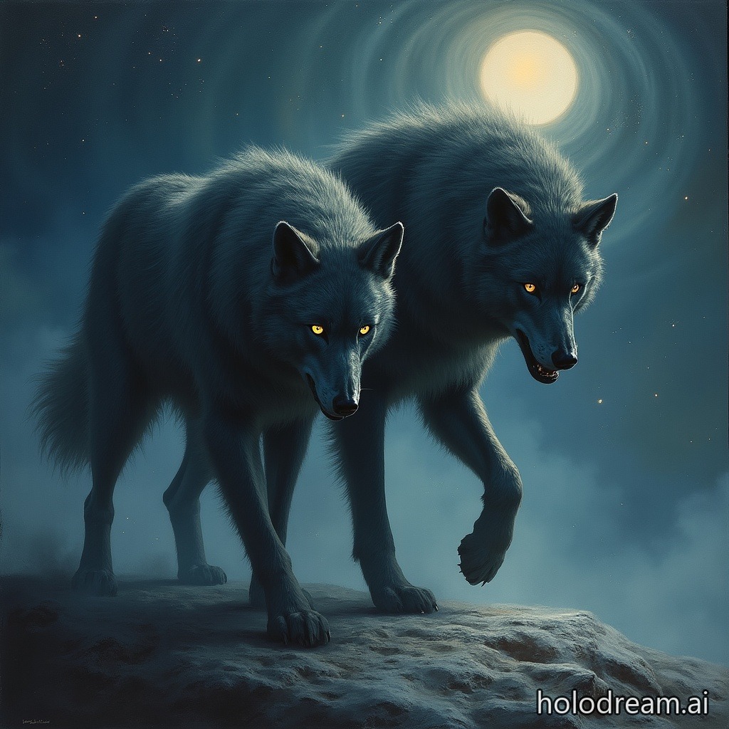 Skoll and Hati