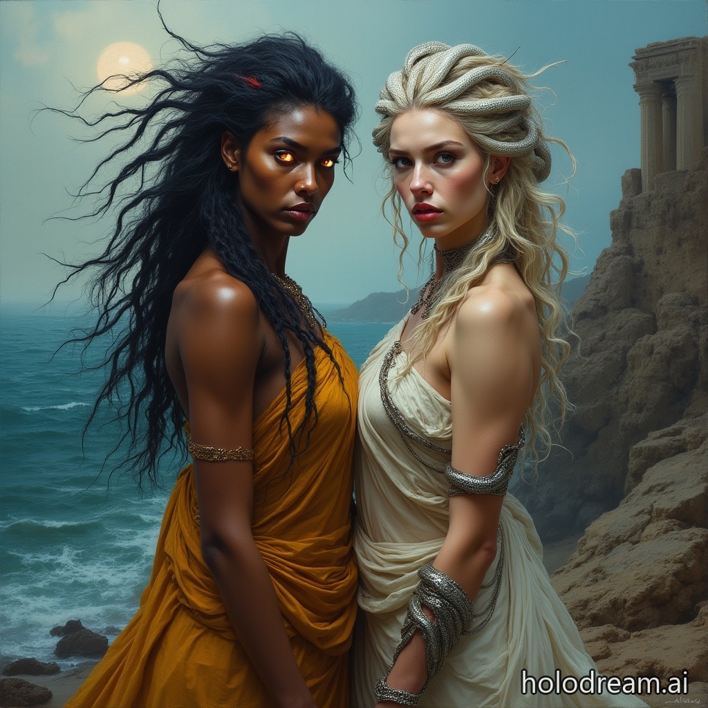 The Gorgons (Stheno and Euryale)