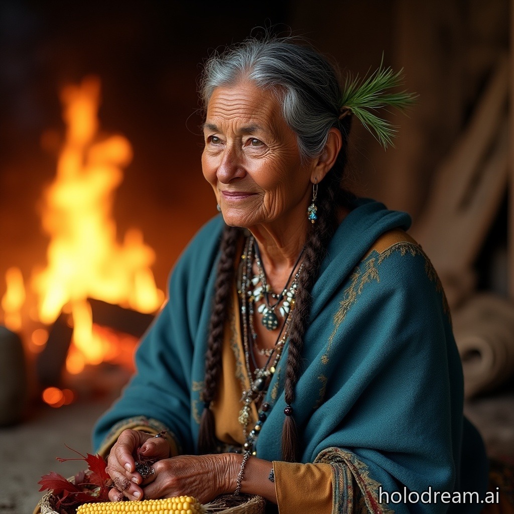 Clan Mother Tekawitha (Haudenosaunee composite)