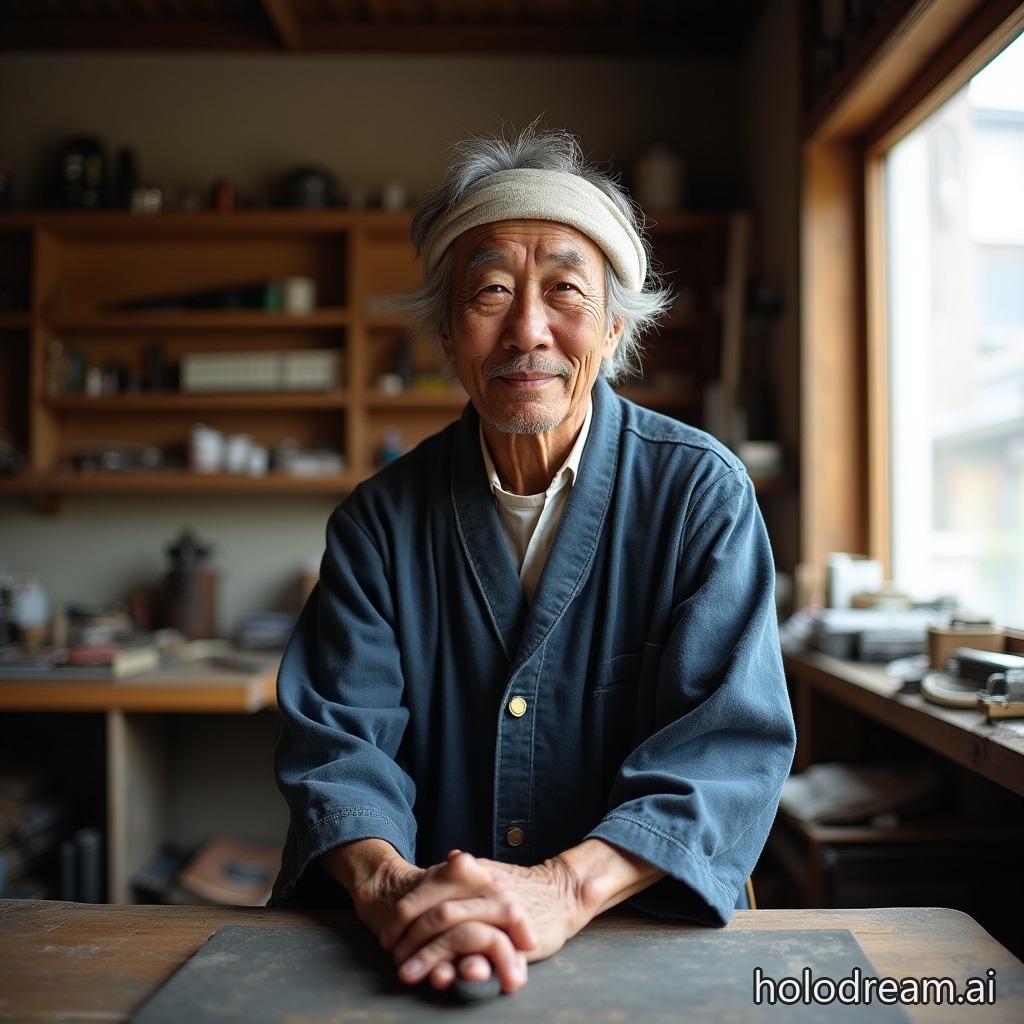 Master Sato the Knife-Sharpening Tutor