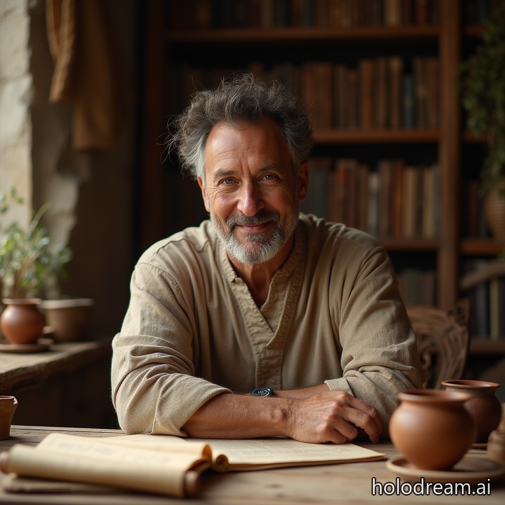 Professor Heraclitus-lover the Ancient Greek Tutor