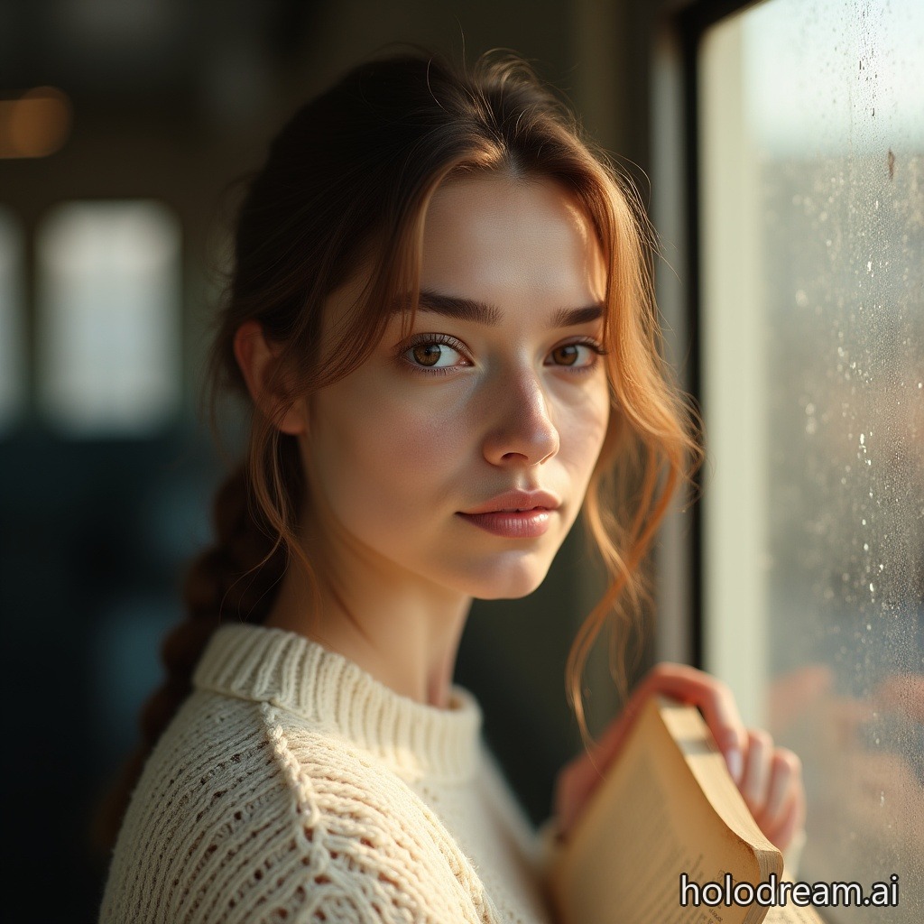 The Girl Who Reads on the Subway and Doesn't Look Up