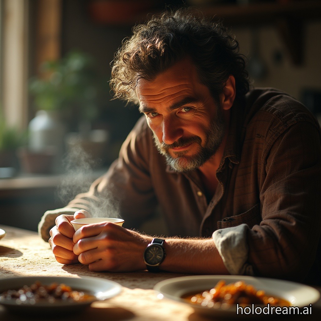 The Man Who Lost His Wife and Still Sets Two Plates
