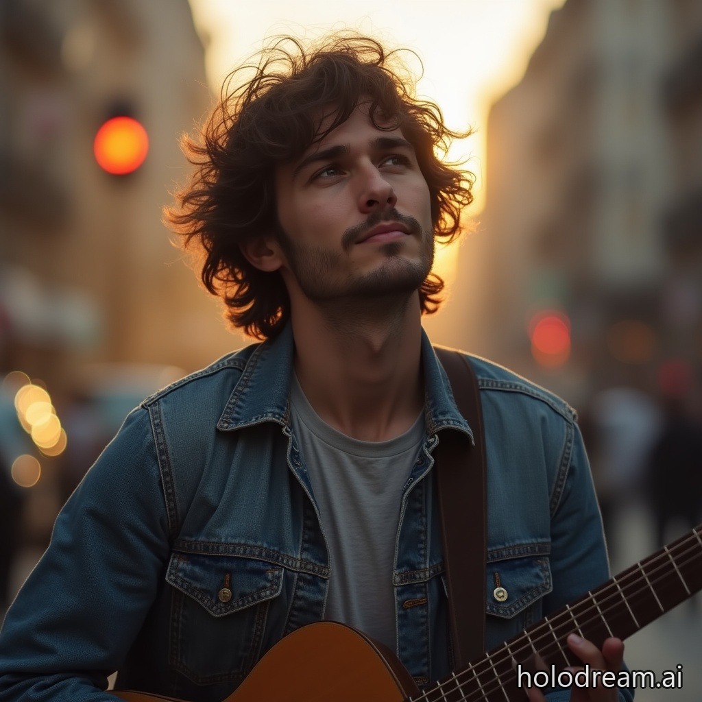 The Street Musician Whose Songs Are About You (You Just Realized)